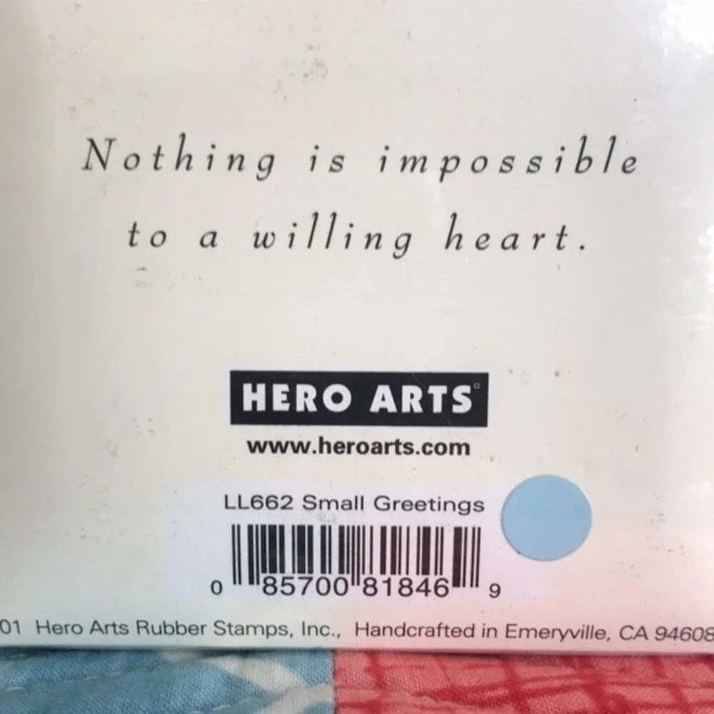 Hero Arts Rubber Stamps Set